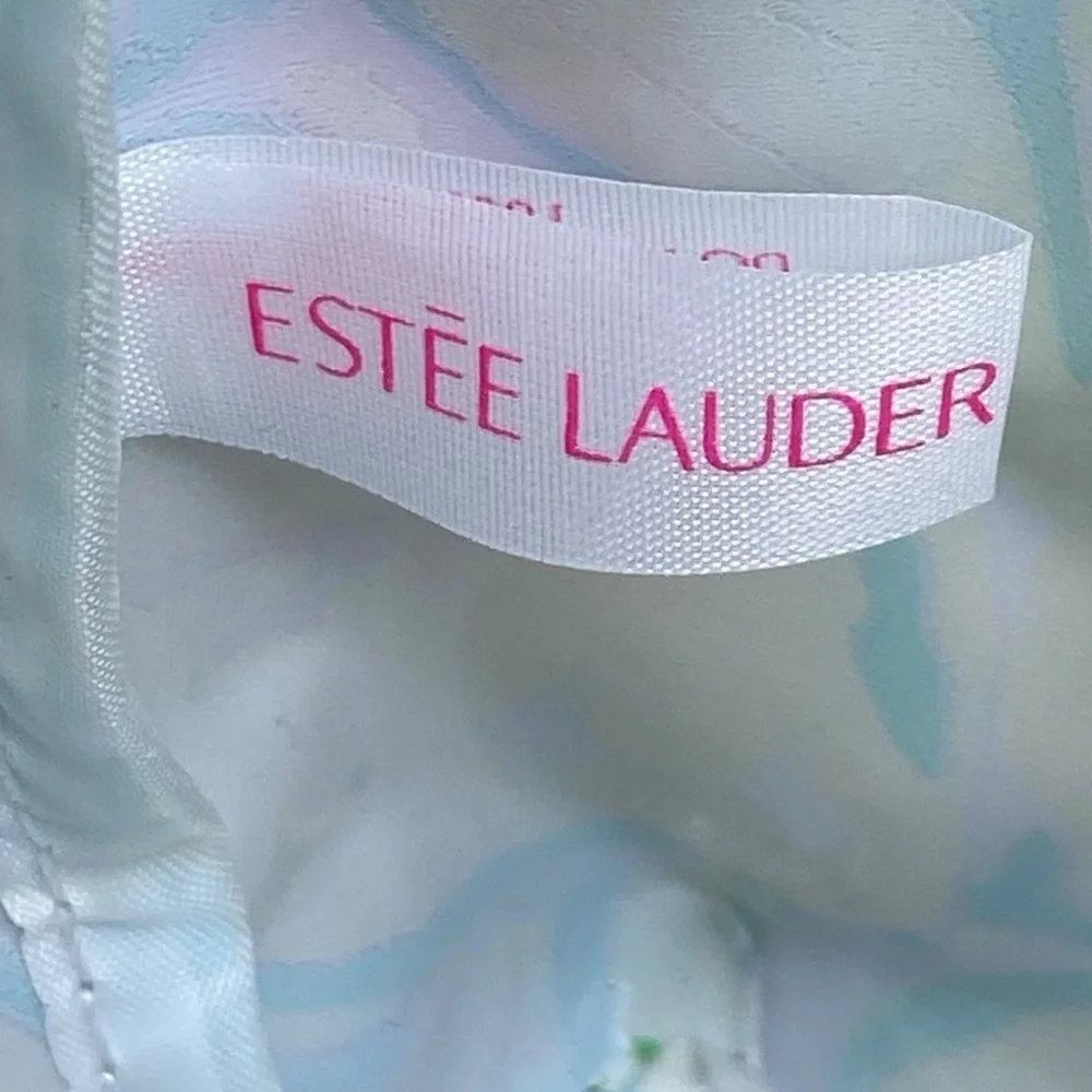 Lilly Pulitzer for Estee Lauder Vinyl Makeup Zip Bag